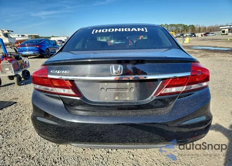 2014 Honda Civic Ex z USA, uszkodzony, nr VIN 2HGFB2F85EH538954